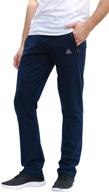 scr sportswear s-4x long inseam men's sweatpants: workout, athletic, running sweats lounge pants with zipper pockets логотип