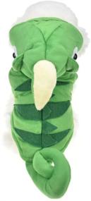 img 3 attached to 🦎 Chameleon Dog Costume: Winter Fleece Pet Coat for Small Dogs | Funny Hoodie Jacket for Bulldogs, Chihuahuas & More