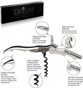 img 1 attached to Unveiling the Ultimate Premium Waiters Corkscrew and Must-Have Professional Accessories