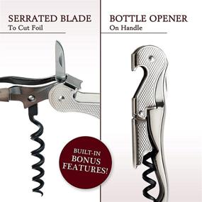 img 3 attached to Unveiling the Ultimate Premium Waiters Corkscrew and Must-Have Professional Accessories