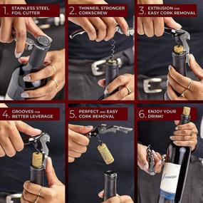 img 2 attached to Unveiling the Ultimate Premium Waiters Corkscrew and Must-Have Professional Accessories