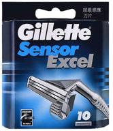 💯 gillette sensor excel - набор из 50 (5 коробок по 10 штук) логотип