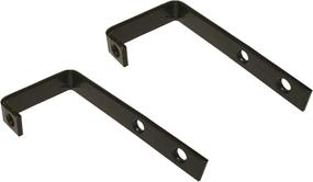 img 1 attached to 🛏️ COLIBYOU Large 1-1/2" Inside Black Bunk Bed Ladder Hooks - Durable Set of 2 for Easy Bed Access
