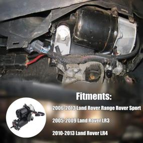 img 3 attached to LR023964 Air Suspension Compressor Pump (Hitachi System) for LR3 2005-2009, LR4 2010-2013, Range Rover Sport 2006-2013 (6-Pin Connector) LR044360