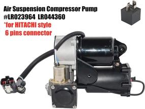 img 4 attached to LR023964 Air Suspension Compressor Pump (Hitachi System) for LR3 2005-2009, LR4 2010-2013, Range Rover Sport 2006-2013 (6-Pin Connector) LR044360