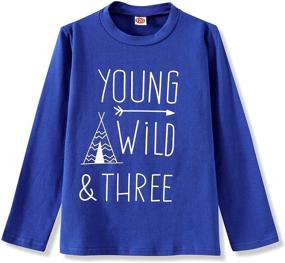 img 4 attached to 👦 Younger Star: Trendy Boys' T-Shirt Clothes for Fashionable Children