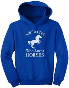 img 4 attached to 🐴 Tstars Girls' Horse Hoodie - Active Clothing for Horse Lovers