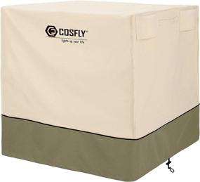img 4 attached to 🌧️ Durable Water-Resistant AC Cover for Outside Units | COSFLY Air Conditioner Cover - Windproof Design | Square Shape Fits up to 36 x 36 x 39 inches