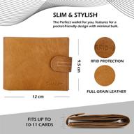genuine leather wallets features malw374 logo