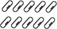 🔁 black rubber replacement strap loop fastener rings for garmin vivosmart hr hr+ approach x40 bands - watch strap keeper holder retainer ring for vivosmart hr+ smartwatch logo