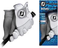 footjoy raingrip gloves regular x large logo