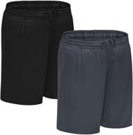 🩳 balennz men's activewear shorts with pockets and elastic waistband - quick-dry athletic performance logo