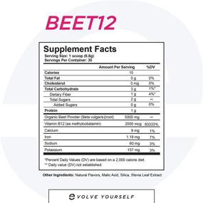 img 3 attached to 🍒 Natural Beet Root Powder with Vitamin B12, Top Nitric Oxide Booster, Black Cherry Beet Juice Powder Blend, 30 Servings per Container