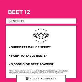 img 2 attached to 🍒 Natural Beet Root Powder with Vitamin B12, Top Nitric Oxide Booster, Black Cherry Beet Juice Powder Blend, 30 Servings per Container