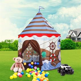 img 3 attached to 🏰 Enchanting Homfu Castle Playhouse: Inspire Imaginative Play for Children with Delightful Patterns
