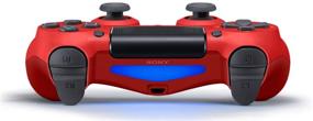 img 2 attached to Experience Gaming Excellence with the DualShock 4 Wireless Controller for PlayStation 4 - Magma Red