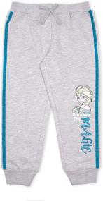img 2 attached to 👧✨ Comfortable & Cute: Disney 2 Pack Joggers Pajamas for Toddler Girls' Clothing