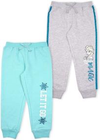 img 3 attached to 👧✨ Comfortable & Cute: Disney 2 Pack Joggers Pajamas for Toddler Girls' Clothing