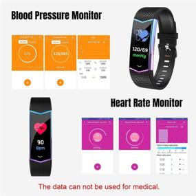 img 1 attached to 🏃 OWX Fitness Tracker: Waterproof Activity Watch with Heart Rate & Blood Pressure Monitor - Perfect Fitness Band for Kids, Women and Men