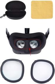 img 4 attached to 🔵 Enhance Visual Comfort and Protect Eyes with Blue Light Blocking Lens & Myopia Frame Replacement for Oculus Quest VR Headset