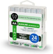 🔋 unveiling the revolutionary wondrous aa alkaline batteries - 24pk in plastic box (aa) logo