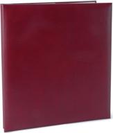 pioneer 8 1/2 inch x 11 inch burgundy album: organize and preserve memories with style logo