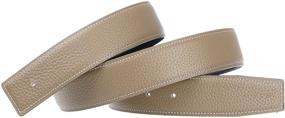 img 4 attached to Replacement Reversible Genuine Leather 32Inch Men's Accessories for Belts