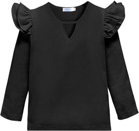 img 4 attached to 👚 Stylish Summer Sleeve T Shirt for Girls' Clothing: Great Choice for Tops, Tees & Blouses