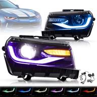 yuanzheng headlights multicolor sequential yaa cmr 0285hpro logo