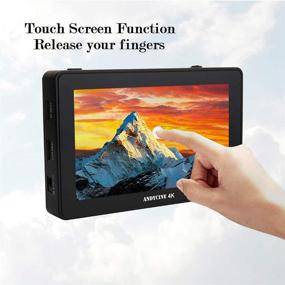 img 3 attached to 📷 Комплект монитора для камеры Andycine A6 Plus V2 Touch с сумкой для переноски, зарядным устройством для аккумулятора, аккумулятором, наклонной рукояткой, 5,5-дюймовым 1080P IPS-экраном, HDMI-видео-входом и -выходом 4K, 3D LUT и волновым анализатором