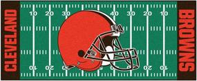 img 4 attached to 🏈 Расширьте свой опыт игры в NFL с FANMATS NFL Мужской Беговой Дорожкой Футбольного Поля
