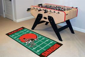 img 3 attached to 🏈 Расширьте свой опыт игры в NFL с FANMATS NFL Мужской Беговой Дорожкой Футбольного Поля