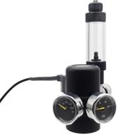 🐠 fzone aquarium co2 regulator: optimal paintball solution with dc solenoid, aluminum alloy bubble counter, and check valve logo