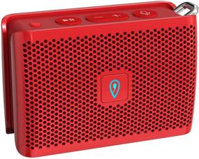 img 4 attached to 🔊 DOSS Genie Portable Bluetooth Speaker: Clean Sound, Built-in Mic, Ultra-Portable Design, 8 Hours Playtime, Red
