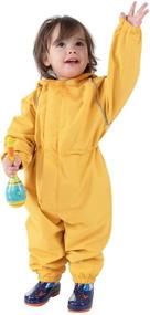 img 3 attached to JAN & JUL Waterproof Rain Play-Suit for Baby, Toddler, and Kids - Puddle-Dry Technology