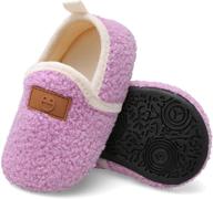 👦 cozy and cute kids' slippers with microfleece lining - non-slip and perfect for indoor wear logo