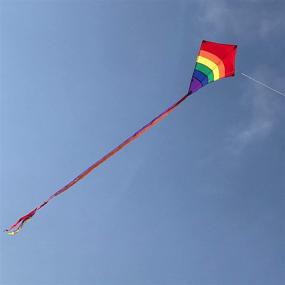 img 3 attached to 🌈 Breeze Diamond Kite with Rainbow Arch