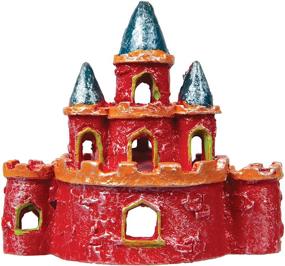 img 3 attached to GloFish Castle Aquarium Ornament: Enhance Your Underwater Kingdom