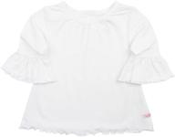 🌸 adorable rufflebutts baby/toddler girls knit top with bell sleeves - delightful ruffles for the cutest little fashionistas! logo