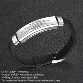 img 2 attached to 🎓 KOORASY Inspirational Encouragement Bracelets for Graduating Boys - Jewelry for Motivation