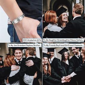 img 1 attached to 🎓 KOORASY Inspirational Encouragement Bracelets for Graduating Boys - Jewelry for Motivation