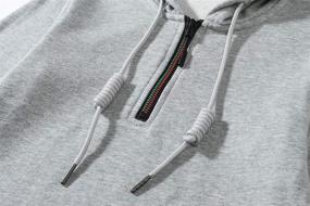 img 1 attached to 👦 Camii Mia Half-Zip Boys' Pullover Sweatshirt in Hoodies & Sweatshirts Category