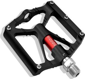 img 4 attached to 🚲 RIDDGO Aluminum Alloy Sealed Bearing Mountain Bike Pedals – Non-Slip Lightweight MTB Pedals for Road, Mountain, BMX Bikes (9/16'')