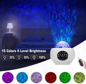 img 3 attached to 🌌 Bedroom Star Projector Sky Light: LED Galaxy Starlights Music Nebula Cove Projector for Kids and Adults - Planetarium Night Light