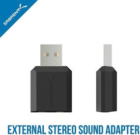 img 3 attached to 🔌 Sabrent USB External Stereo Sound Adapter: Hassle-free Plug and Play Solution for Windows and Mac (AU-MMSA)