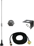 amateur dual band antenna 140 170 centimeters portable audio & video logo