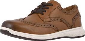 img 1 attached to Florsheim Toddler Little Cognac Leather Boys' Shoes