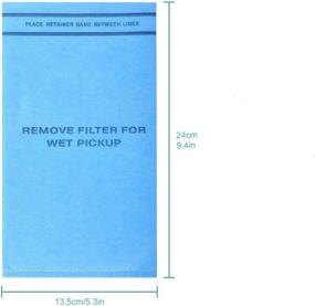 img 3 attached to 🧹 KEEPOW WS01025F2 Wet Dry Vacuum Bags, Workshop Vacuum Bag Filter Compatible with 2-1/2-Gallon to 5-Gallon Shop Vacuum Cleaners, Part# VF2000 (9 Pack)