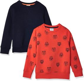 img 3 attached to 🔎 Spotted Zebra Little Sweatshirts: Stylish X Small Boys' Clothing for Trendy Kids
