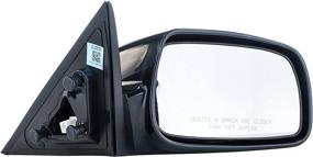 img 4 attached to 🔍 Непокрашенное, необогреваемое, нескладывающееся правое зеркало пассажира для Toyota Camry (сборка в США) (2007-2010) - замена наружного заднего зеркала - TO1321215